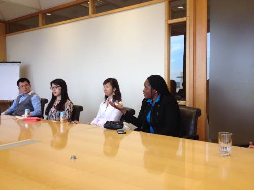 LL.M. students visit a law firm in Portland, Oregon to discuss business law and environmental law issues